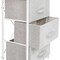 Flash Furniture White/Gray 3 Drawer Storage Dresser Organizer WX-5L20-X-WH-GR-GG - alternate 10